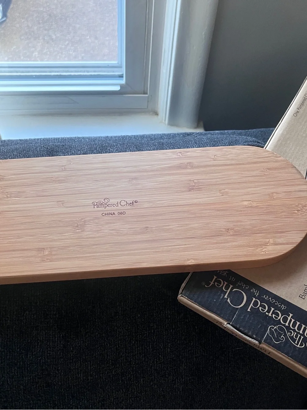 Bamboo Oval Serving Cracker Tray - Natural - Pampered Che